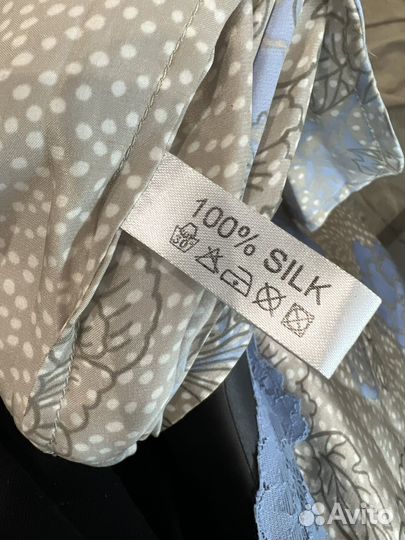 Халат домашний новый oryades 100% шелк 42 евр(L)