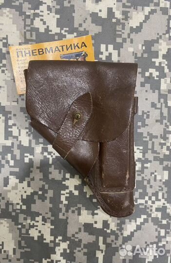 Кобура поясная псм, кожа, СССР