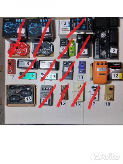 Гитарные педали и процессоры эффектов