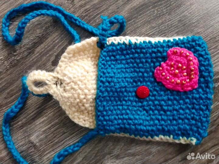 Сумка вязаная детская