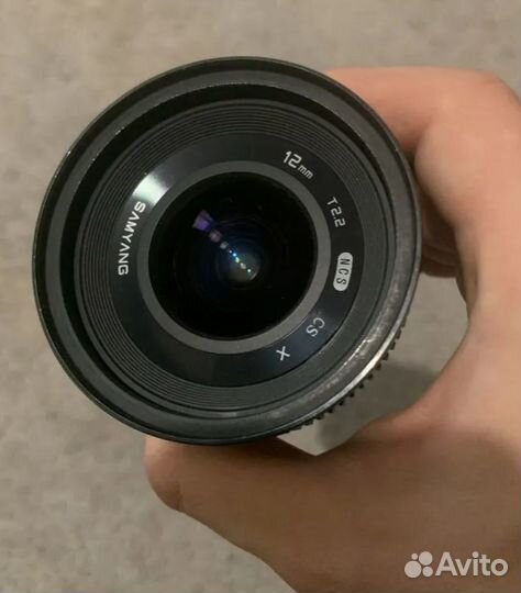 Samyang 12mm t2.2 NCS CS Cine x-mount (fuji)