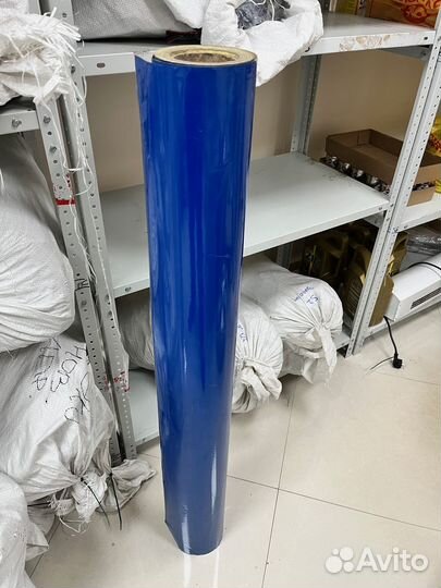 Светоотражающая пленка синяя 1.22м