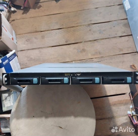 Корпуса 1U сервера 4 салазки для Hdd Железо