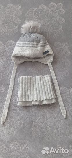 Комплект шапка, снуд