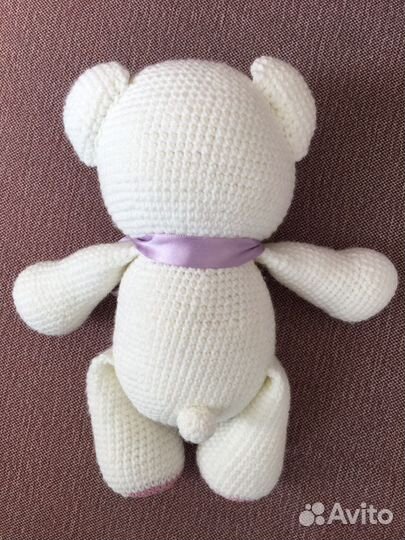 Мягкая игрушка мишка белый 30см