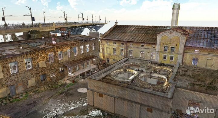 Лазерное 3D сканирование зданий, сооружений, обмер