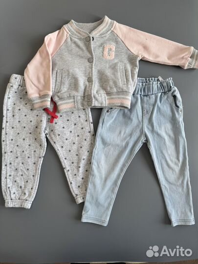 Детские вещи пакетом для девочки 80