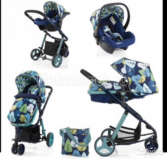 Коляска cossato woop 3 в 1