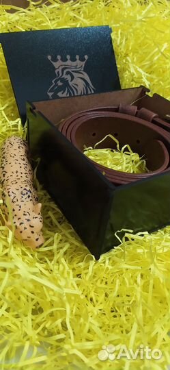 Мужской ремень из натуральной кожи