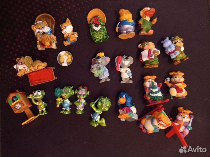 Игрушки из киндера 90х