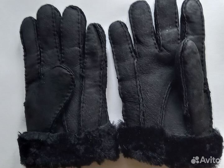 Перчатки мужские дублёные