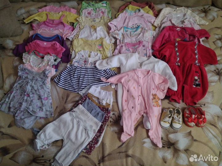 Детские вещи пакетом для девочки от 6 до 12