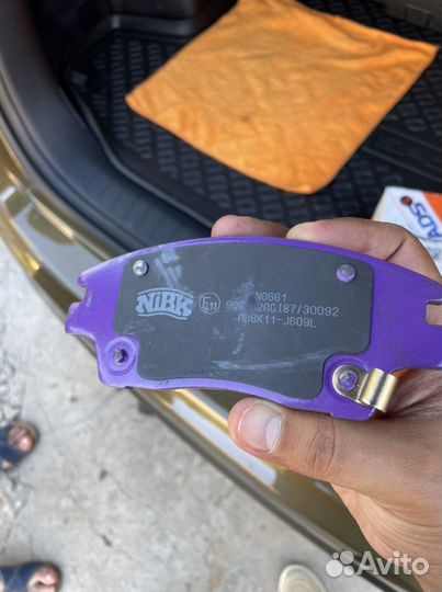 NiBK PN0661 Колодки тормозные Hyundai/Kia