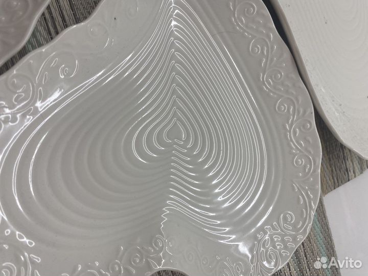 Тарелка сервировочная сердце. Блюдо