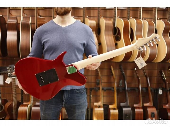 Aria JET-1 CA - электрогитара, цвет красный