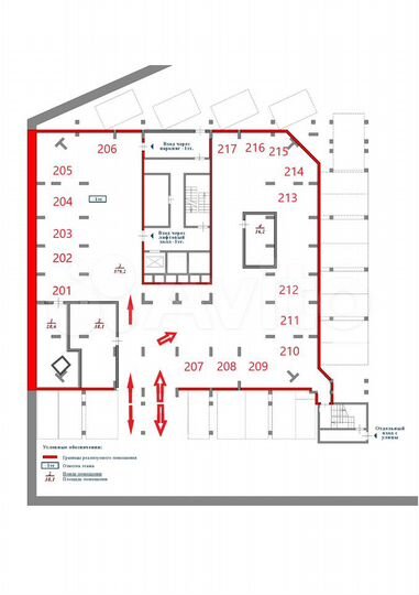 Помещение свобод. назначения на -1 этаже, 662.1 м²