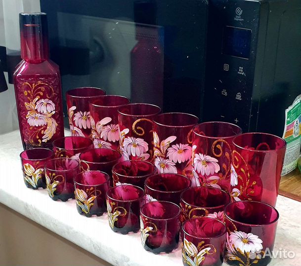 Набор графин стаканы штофы рюмки