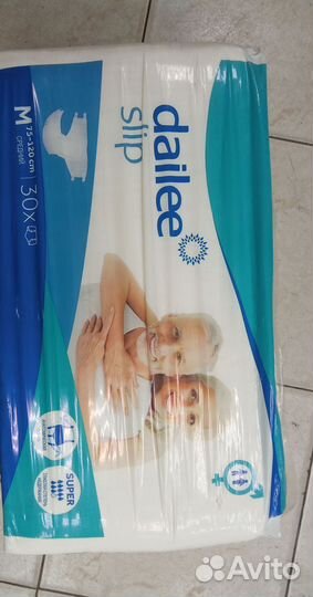 Памперсы для взрослых размер m по 30 штук