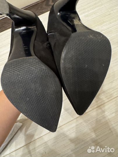 Ботильоны Vicini Италия 38 р замша/кожа