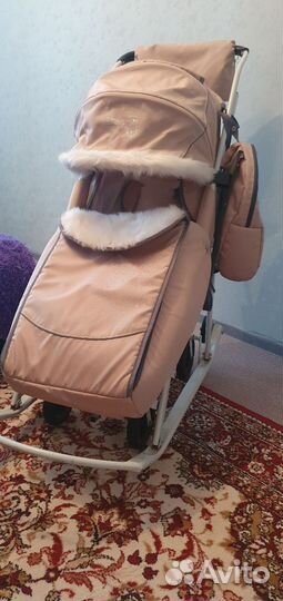 Детские санки на колесах