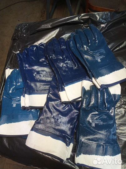 Перчатки маслобензостойкие прорезиненные