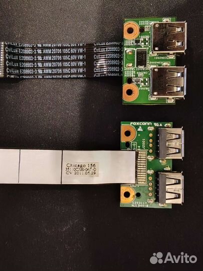 Доп Плата с разъемами Compaq CQ57 HP 630 635 2000