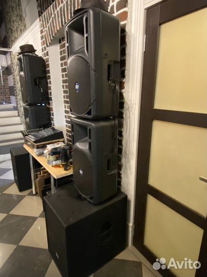 Активные колонки RCF, комрлект 2.5квт