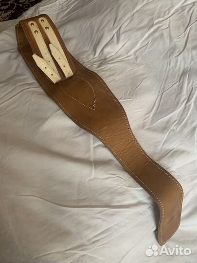 Пояс - корсет фиксирующий кожаный