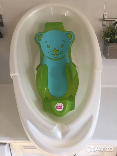Ванночка для купания с горкой