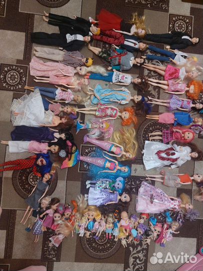 Игрушки пакетом для девочек