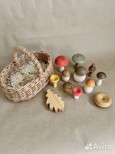 Грибы игрушки