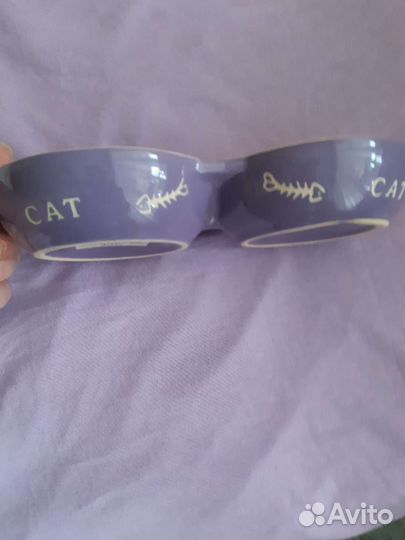 Миски для кошек керамические