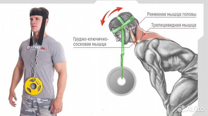 Тренажер для шеи (х/б)