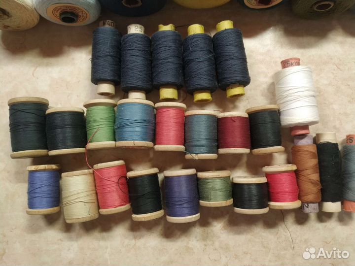 Нитки катушечные ссср, большой выбор