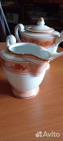 Сахарница и сливочник 1950-1960е годы