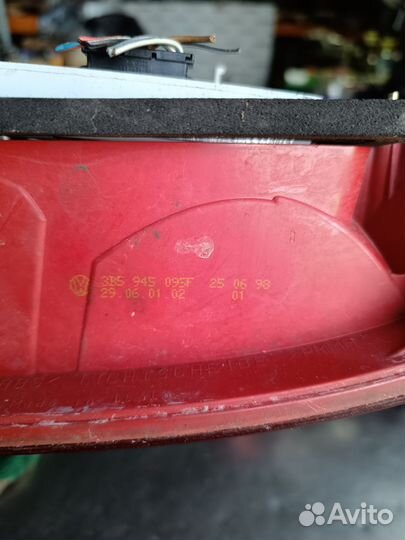 Фонарь Фольксваген пассат Б5 седан