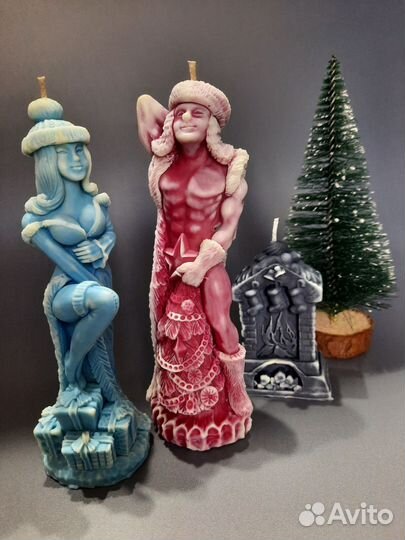 Новогодние свечи.Подарок