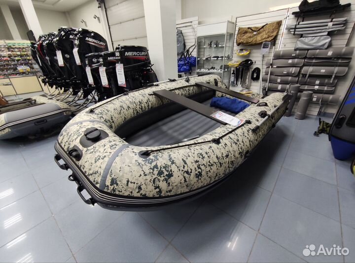 Надувная пвх лодка Orca Argo 380