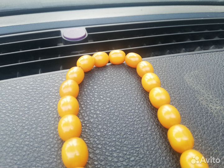 Бусы янтарь СССР