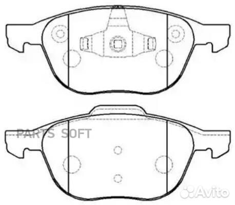 HSB HP5143 Колодки торм