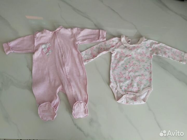 Детские вещи пакетом 0-6 месяца