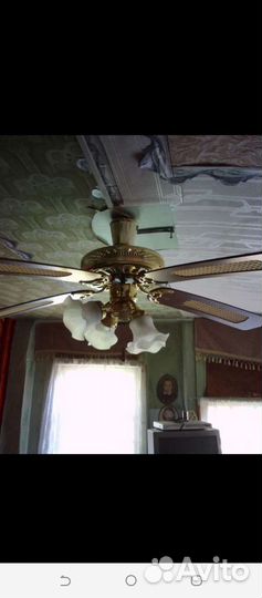 Люстра потолочная с вентилятором