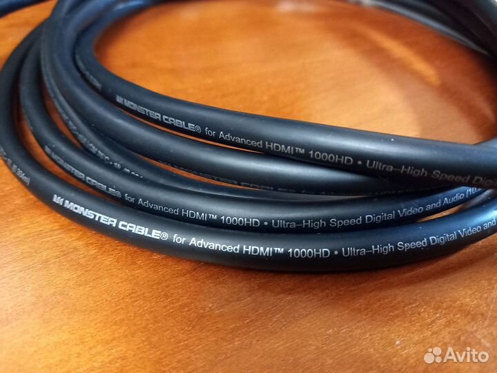 Monster Cable 1000HD -высокоскоростной кабель hdmi
