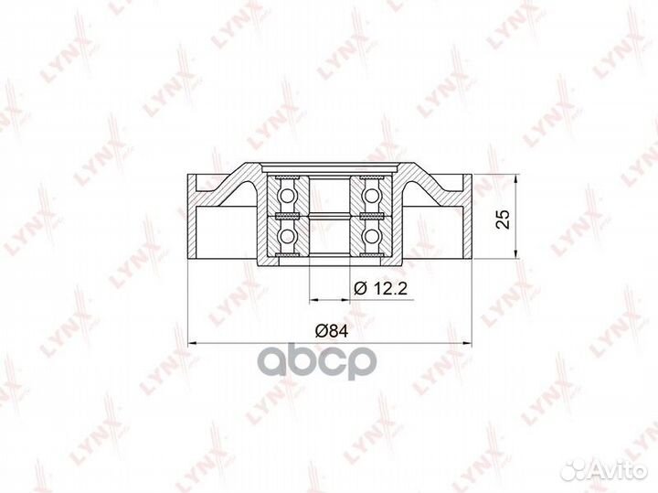Ролик натяжной приводного ремня PB5018 lynxauto