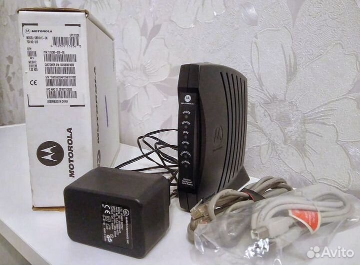 Кабельный модем Motorola SB5101E-cnс блок питание