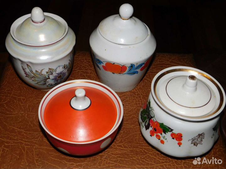 Сервизы, молочники, сахарницы, фруктовницы +обмен