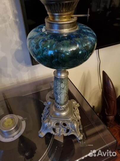Керосиновая лампа, антиквариат Европа