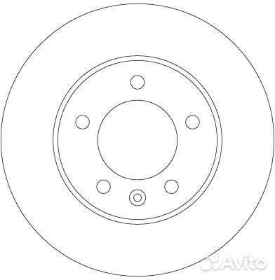 Торм.диск зад.305x12mm 5 отв