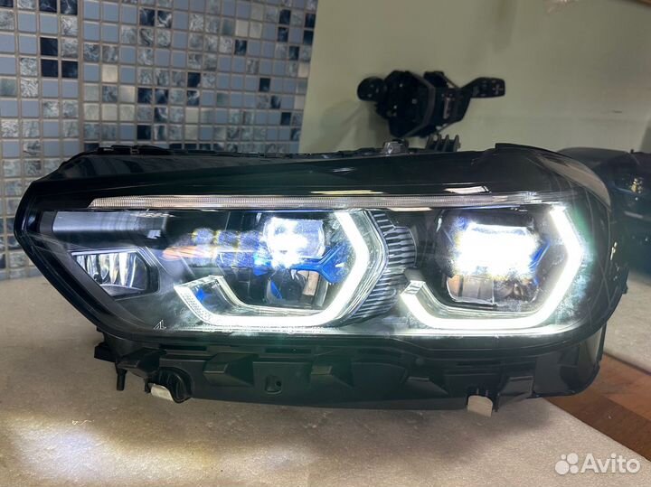 Фара левая Bmw G06 X6 Laser Shadow line