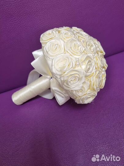 Букет-дублер из атласных цветов